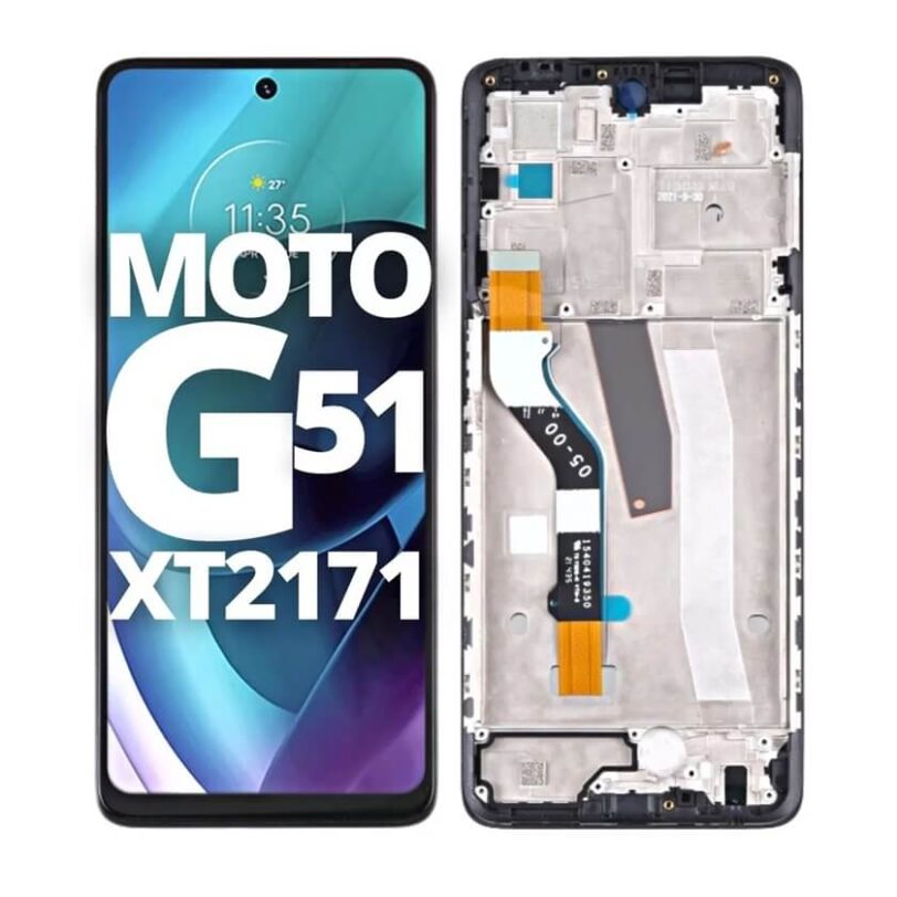 MODULO MOTOROLA MOTO G51 CON MARCO