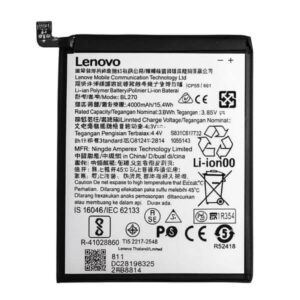 Batería Motorola Moto G6 Play / E5 / Lenovo K6 Plus – BL270