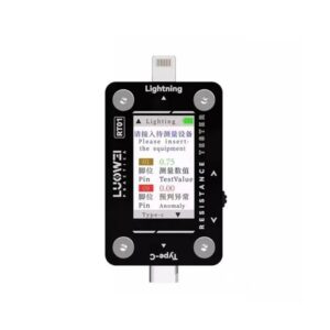 LUOWEI LW-RT01 Tester Profesional para Puerto de Carga USB-C y Lightning
